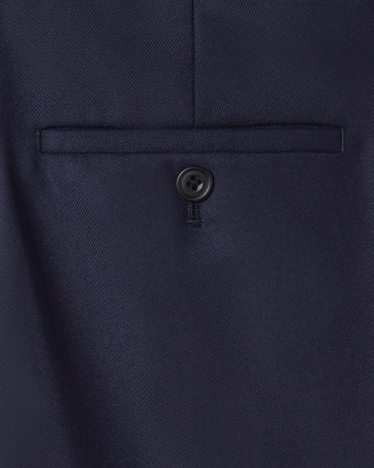 Kilgour Savile Row Tailoring Kilgour Single Breasted 1 Button Plain Twill Wool Suit Navy
