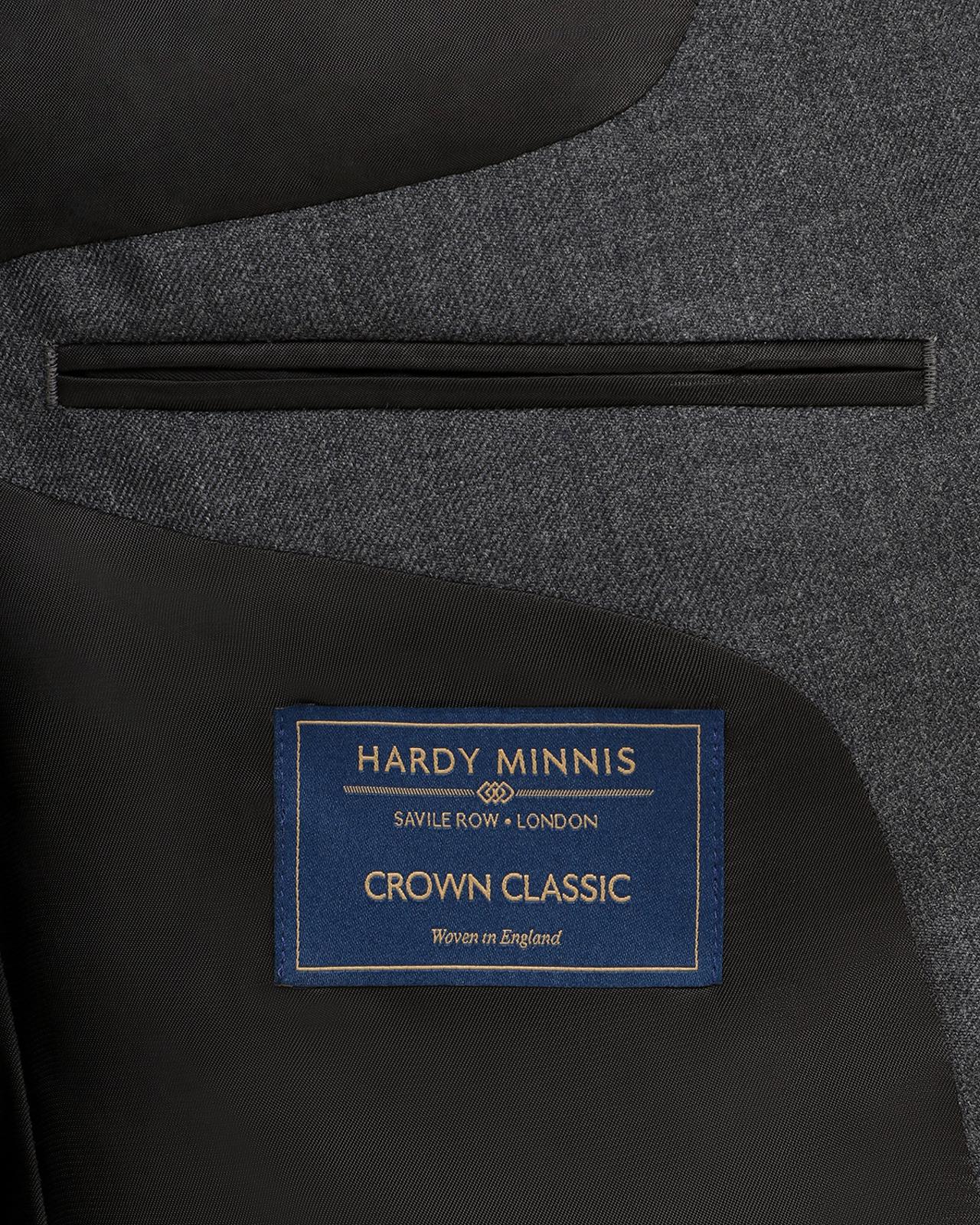 Kilgour Savile Row Tailoring Kilgour Single Breasted 1 Button Plain Wool Suit Mid Grey