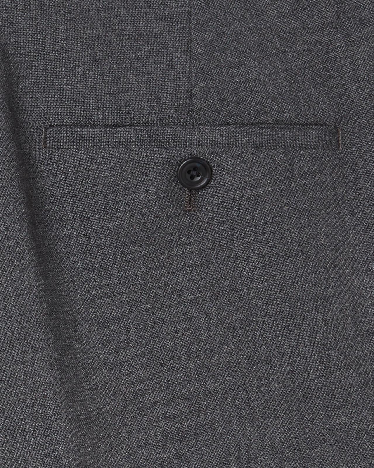 Kilgour Savile Row Tailoring Kilgour Single Breasted 1 Button Plain Wool Suit Mid Grey