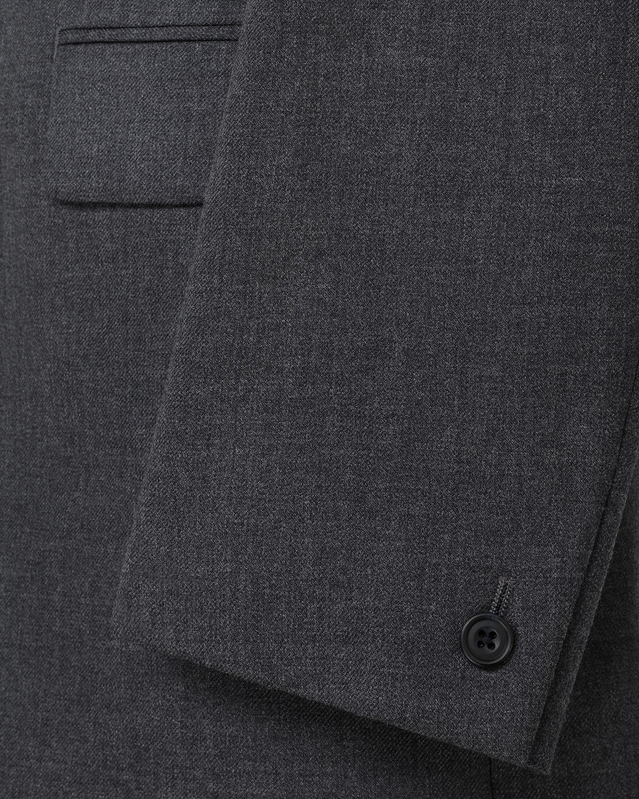 Kilgour Savile Row Tailoring Kilgour Single Breasted 1 Button Plain Wool Suit Mid Grey