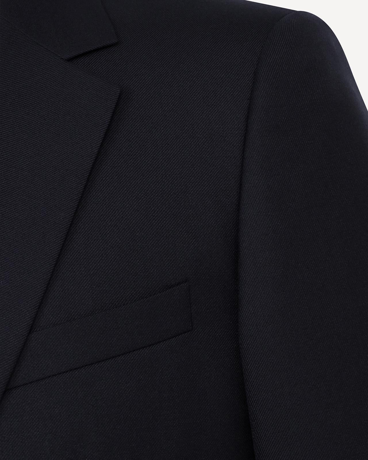Kilgour Savile Row Tailoring Kilgour Single Breasted 1 Button Wool Twill Suit Midnight