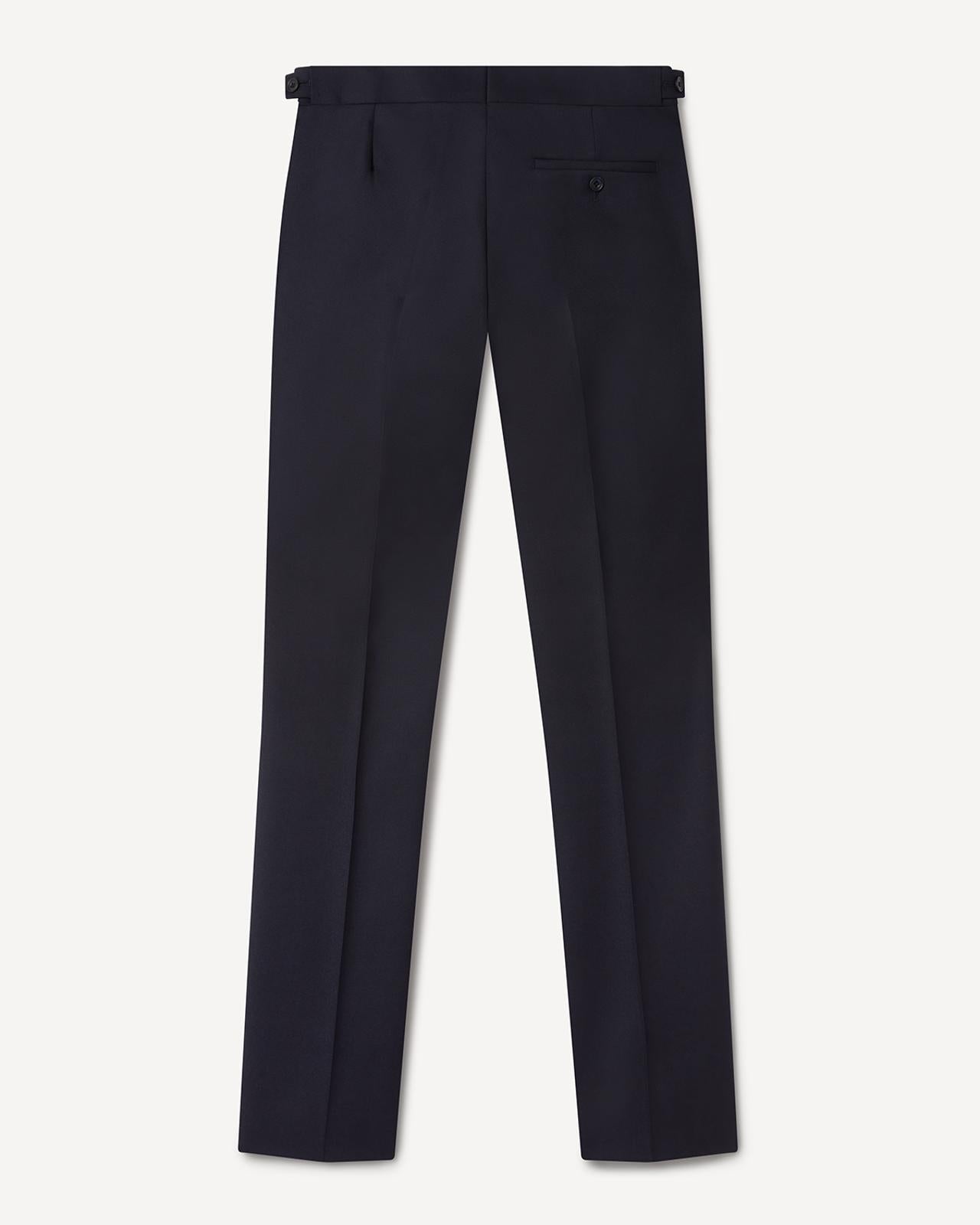 Kilgour Savile Row Tailoring Kilgour Single Breasted 1 Button Wool Twill Suit Midnight