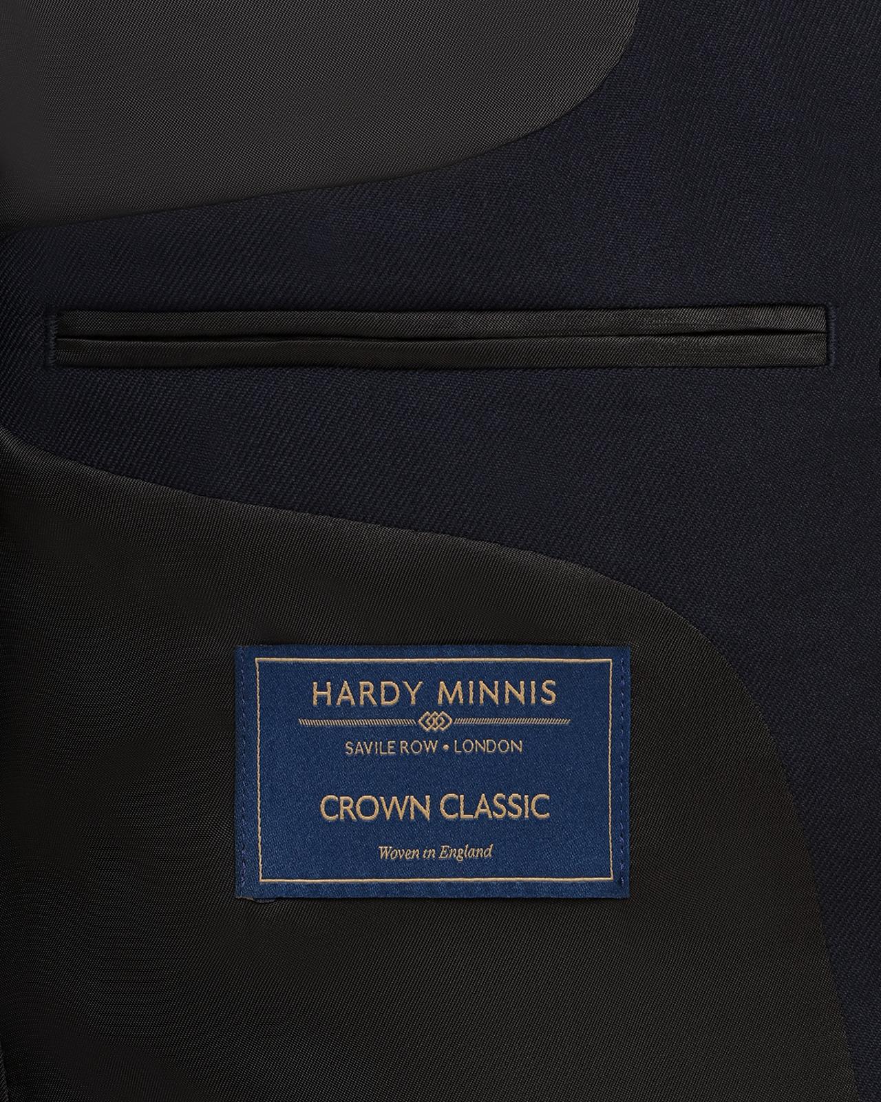 Kilgour Savile Row Tailoring Kilgour Single Breasted 1 Button Wool Twill Suit Midnight