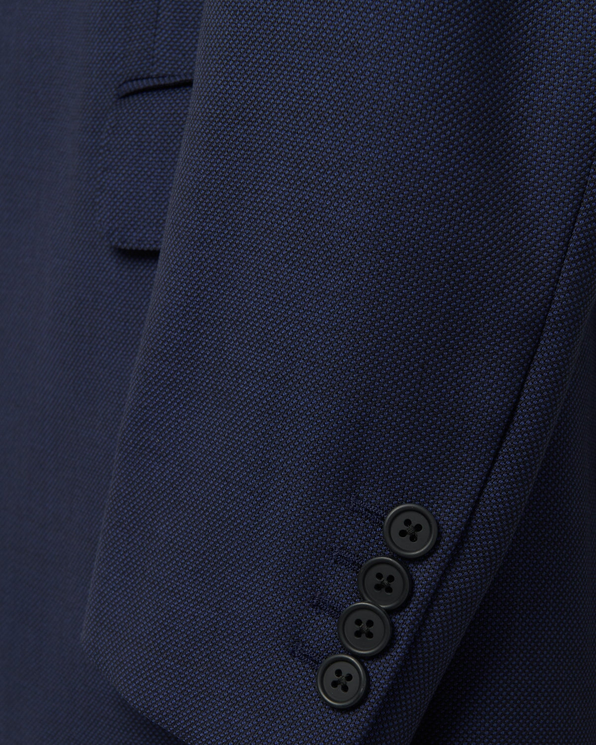 Kilgour Savile Row Tailoring SB1 KG Single Breasted Navy Birdseye Suit