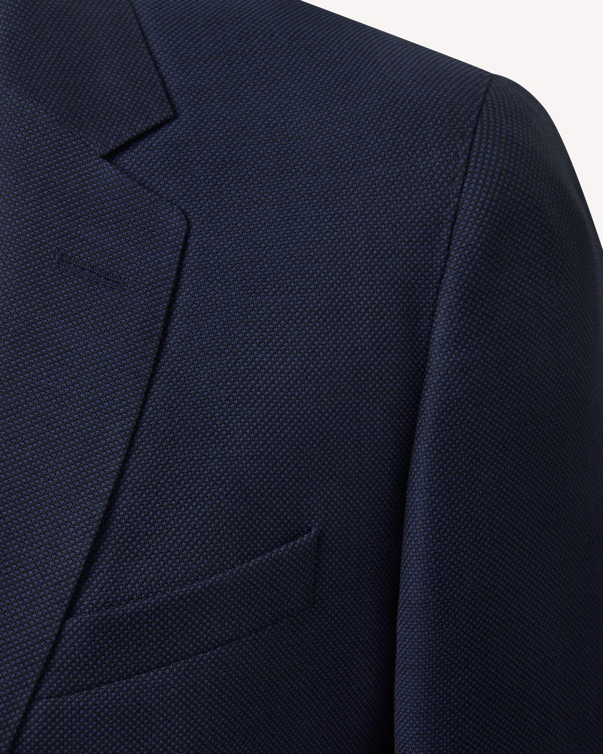 Kilgour Savile Row Tailoring SB1 KG Single Breasted Navy Birdseye Suit